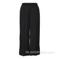 Culottes-Hose mit weitem Bein und langer Hose